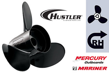 Винт для лодочного мотора Hustler алюм 10 1/8 х 13&#039; R1-1013