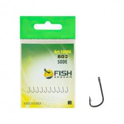 Крючок FISH SEASON Sode-ring №11 BN 8шт 10006-11F