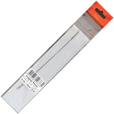 Поводок-струна Tula-SF титан д.0.4 25см 2шт птс-04250