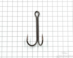 Крючок Namazu Double Hook Long, размер 1 INT, цвет BN, двойник 40 шт.
