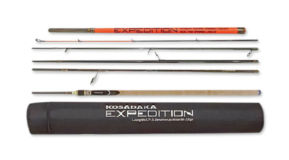 Спиннинг Expedition 6S-Dual 2.70/3.00м 10-32г Тубус 6 секций Kosadaka