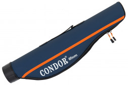 Чехол для зимних удочек Condor L-65, жёсткий, синий-оранж