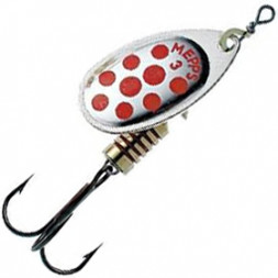 Блесна MEPPS Aglia Decoree PTS №2 Silver/Red 4.5г 36397