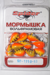 Мормышка W Spider Капля с ушком краш. MW-SP-1160-53, цена за 1 шт.