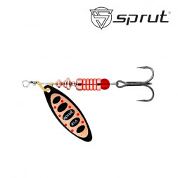 Блесна Sprut Atra Spinner №1.5 6г/BKC