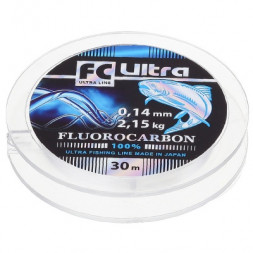 Леска Aqua FC Ultra Fluorocarbon 0.25 30м
