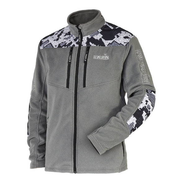 Куртка флисовая Norfin GLACIER CAMO 06 р.XXXL