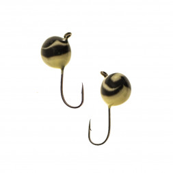 Мормышка вольфрамовая Lumicom Дробинка с ушком Ф5.5 обмазка винт фосфор PBL