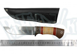 Нож Окский Бобр ст.65х13 ЭКСПО рукоять граб, вставка 4806