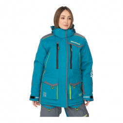 Костюм зимний Siberia Lady жен. бирюза/серый тк. Breathable р.44-46/158-164 Huntsman