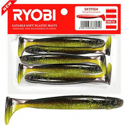 Риппер Ryobi SKYFISH 88mm, цвет CN010 frog eggs, 5шт