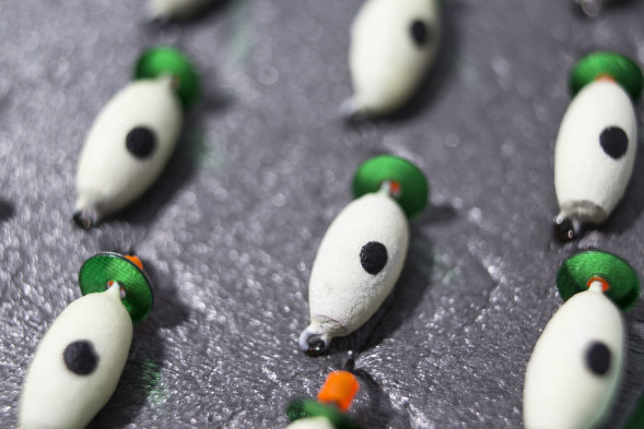 Мормышка вольфрамовая Condor Нимфа с фосфором 3,0 мм 15 шт