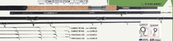 Фидер Colmic Kronos 3.60-4.20mt 120gr