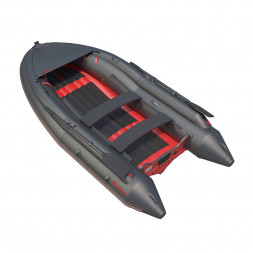 Лодка Badger ARL420 с штормовым бортов Черный/красный