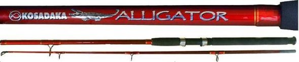 Спиннинг Kosadaka Alligator силовой 2.40м / 50-200г.