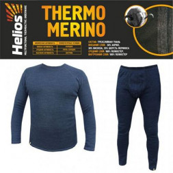 Термобелье Helios Thermo-Merino, 48-50/170-176, L темно-серый