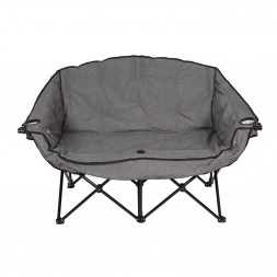 Кресло складное кемпинговое KYODA двухместное р.50*34*98 см, цвет серый