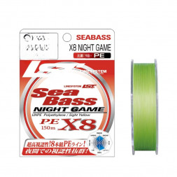 Шнур LINESYSTEM Sea Bass X8 Night Game #0.8 (150m)